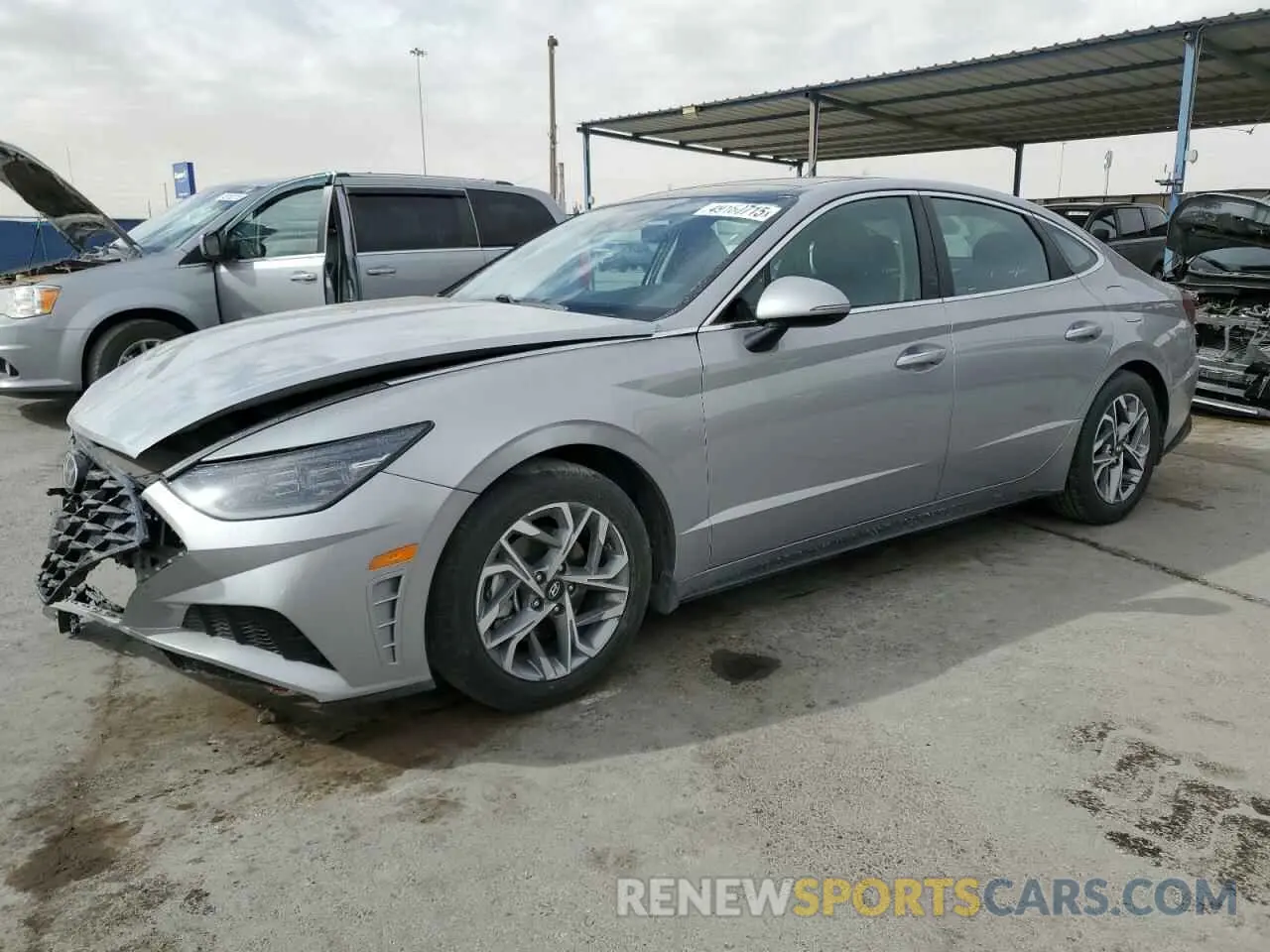 1 Photograph of a damaged car KMHL14JA9PA342765 HYUNDAI SONATA 2023
