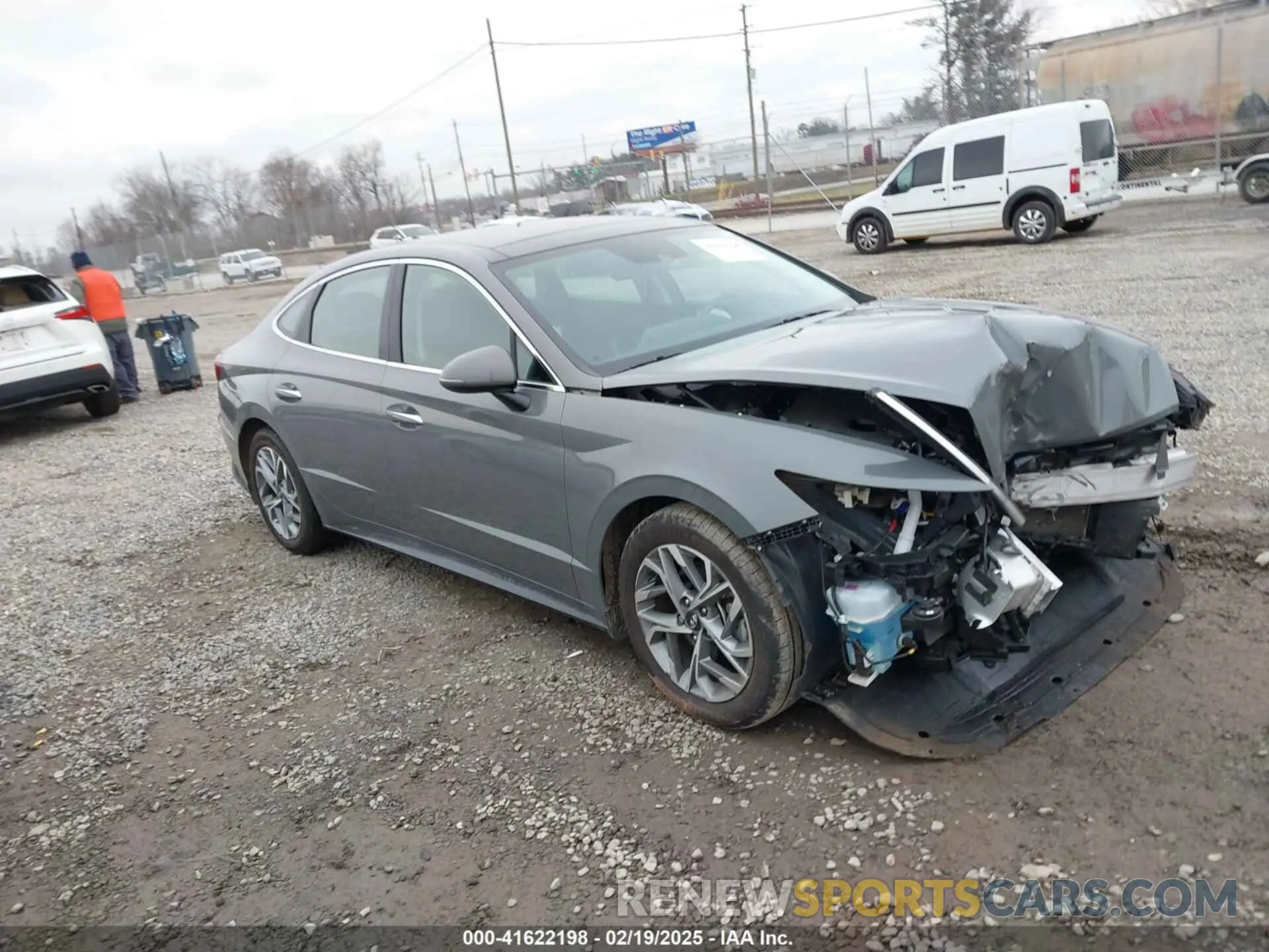 1 Photograph of a damaged car KMHL14JAXPA293933 HYUNDAI SONATA 2023