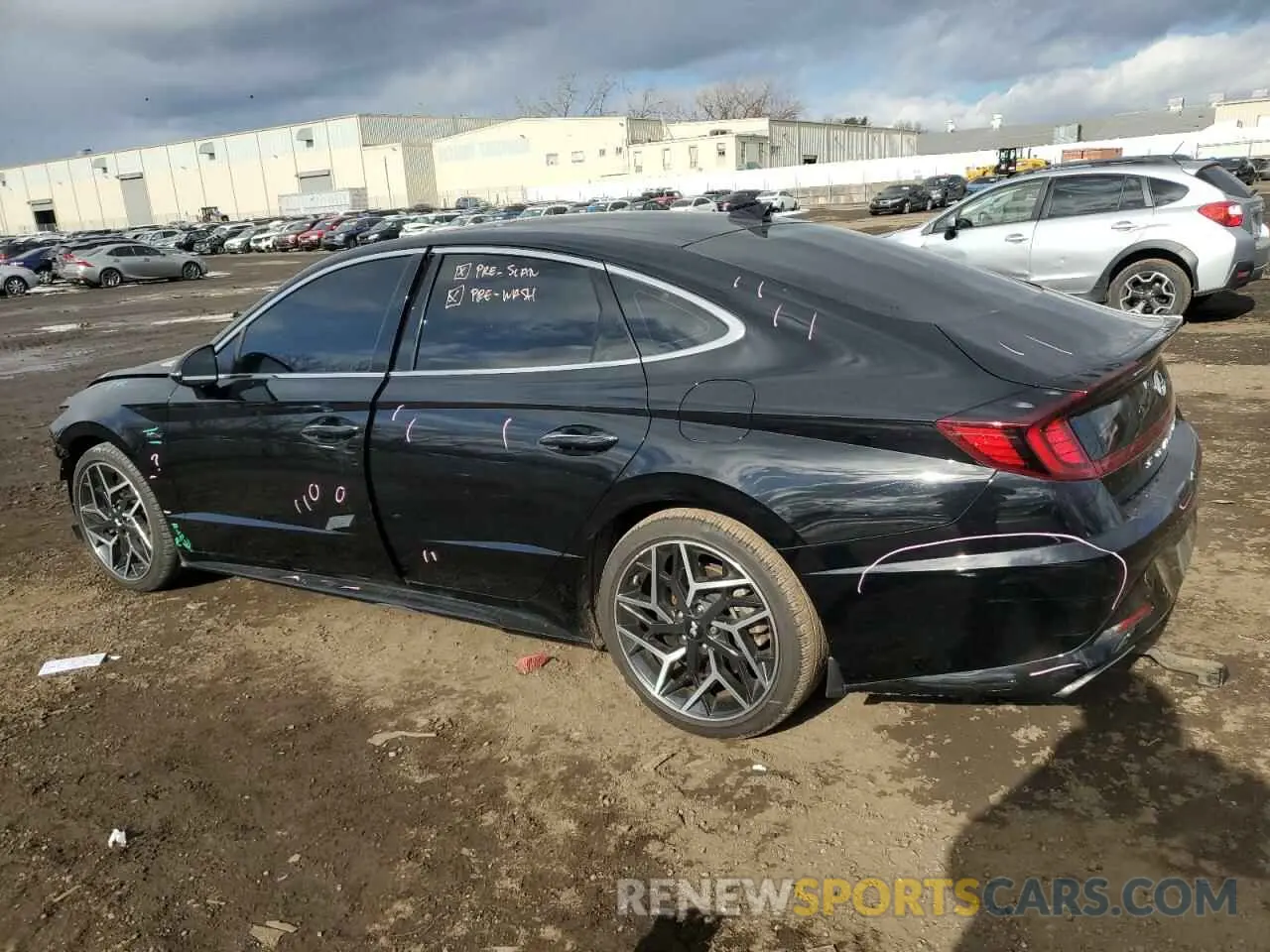 2 Фотография поврежденного автомобиля KMHL14JC1PA253919 HYUNDAI SONATA 2023