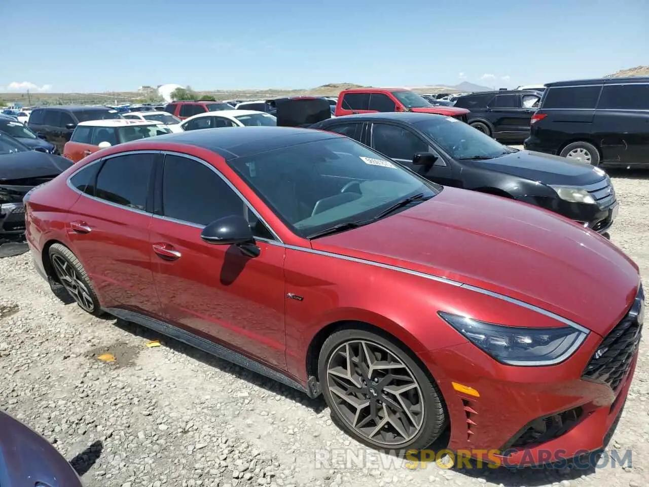 4 Photograph of a damaged car KMHL14JC1PA331907 HYUNDAI SONATA 2023