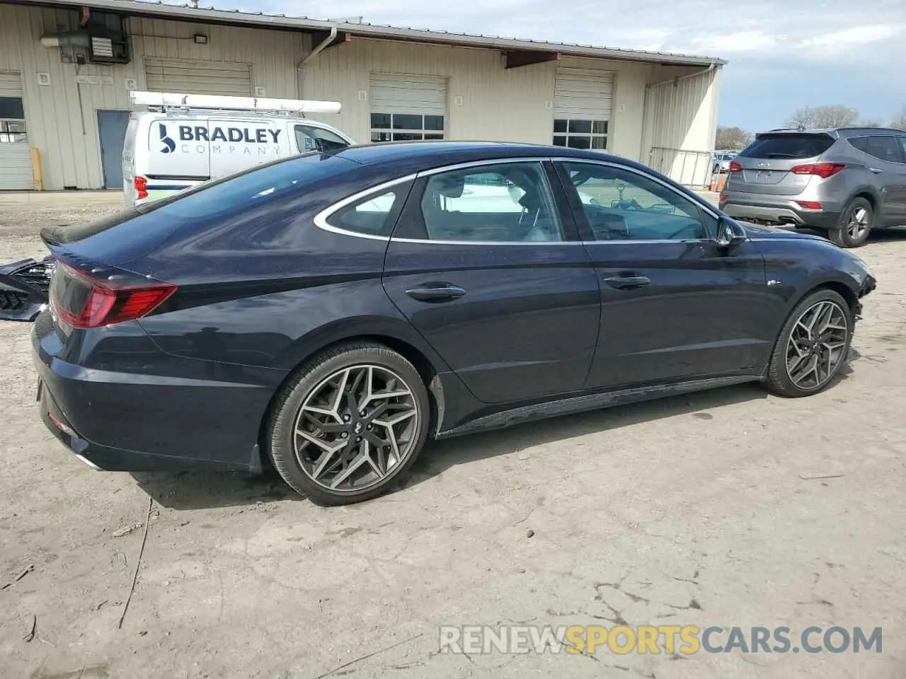 3 Photograph of a damaged car KMHL14JC9PA331556 HYUNDAI SONATA 2023