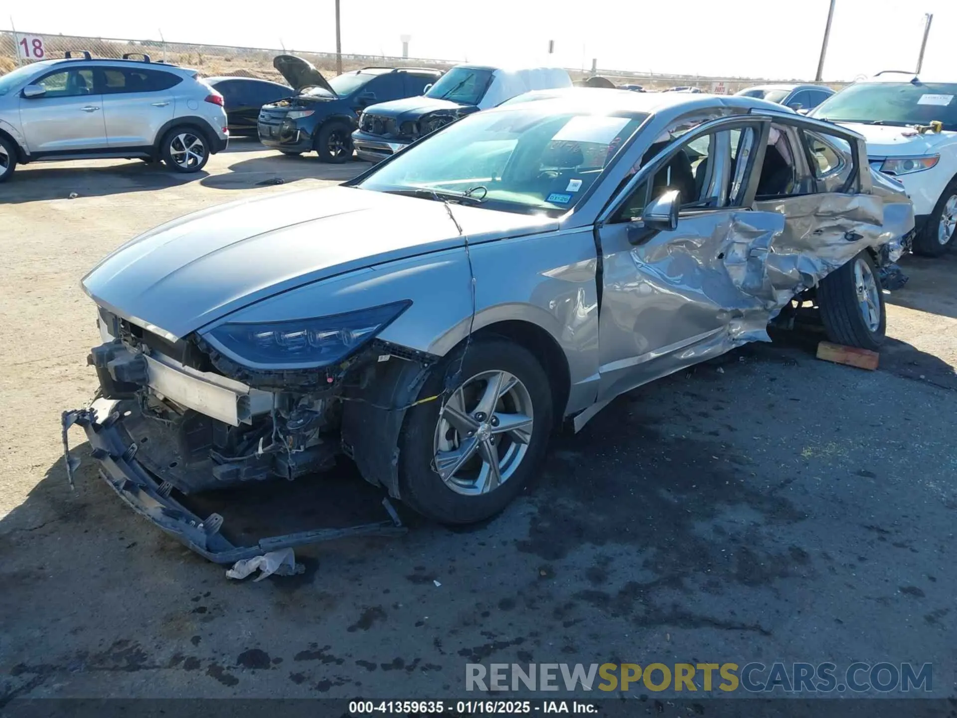 2 Фотография поврежденного автомобиля KMHL24JA1PA344667 HYUNDAI SONATA 2023