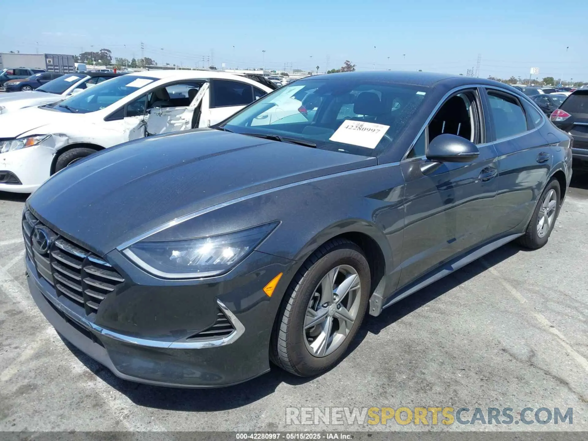 2 Photograph of a damaged car KMHL24JA6PA258349 HYUNDAI SONATA 2023
