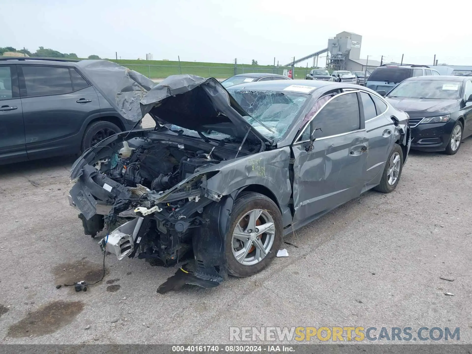 2 Фотография поврежденного автомобиля KMHL24JA8PA256067 HYUNDAI SONATA 2023