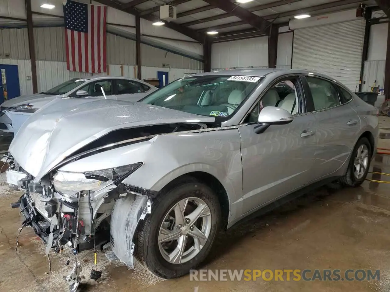 1 Photograph of a damaged car KMHL24JA8PA287562 HYUNDAI SONATA 2023