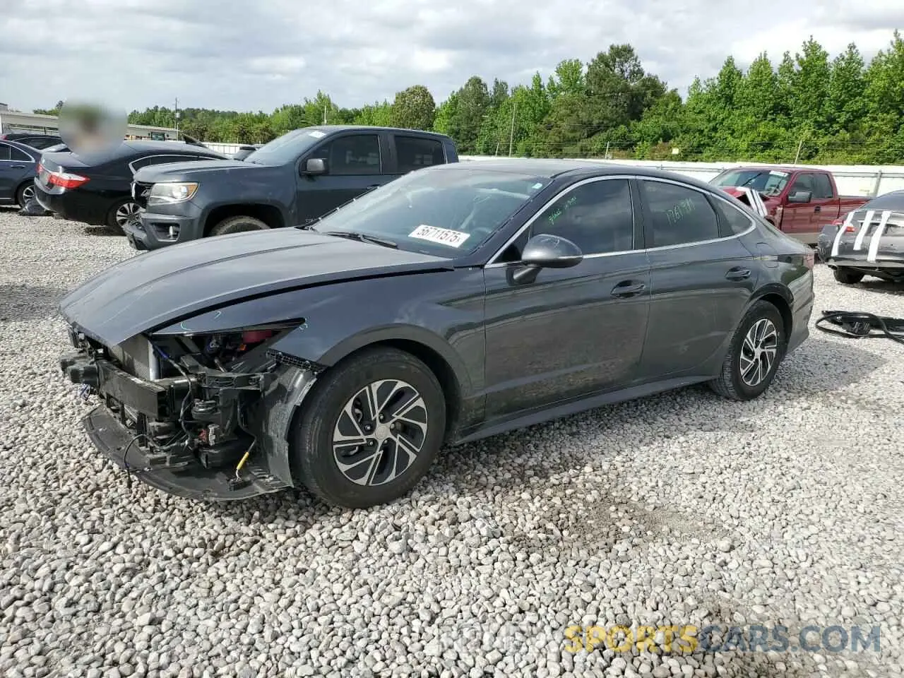 1 Photograph of a damaged car KMHL24JJ4PA075175 HYUNDAI SONATA 2023