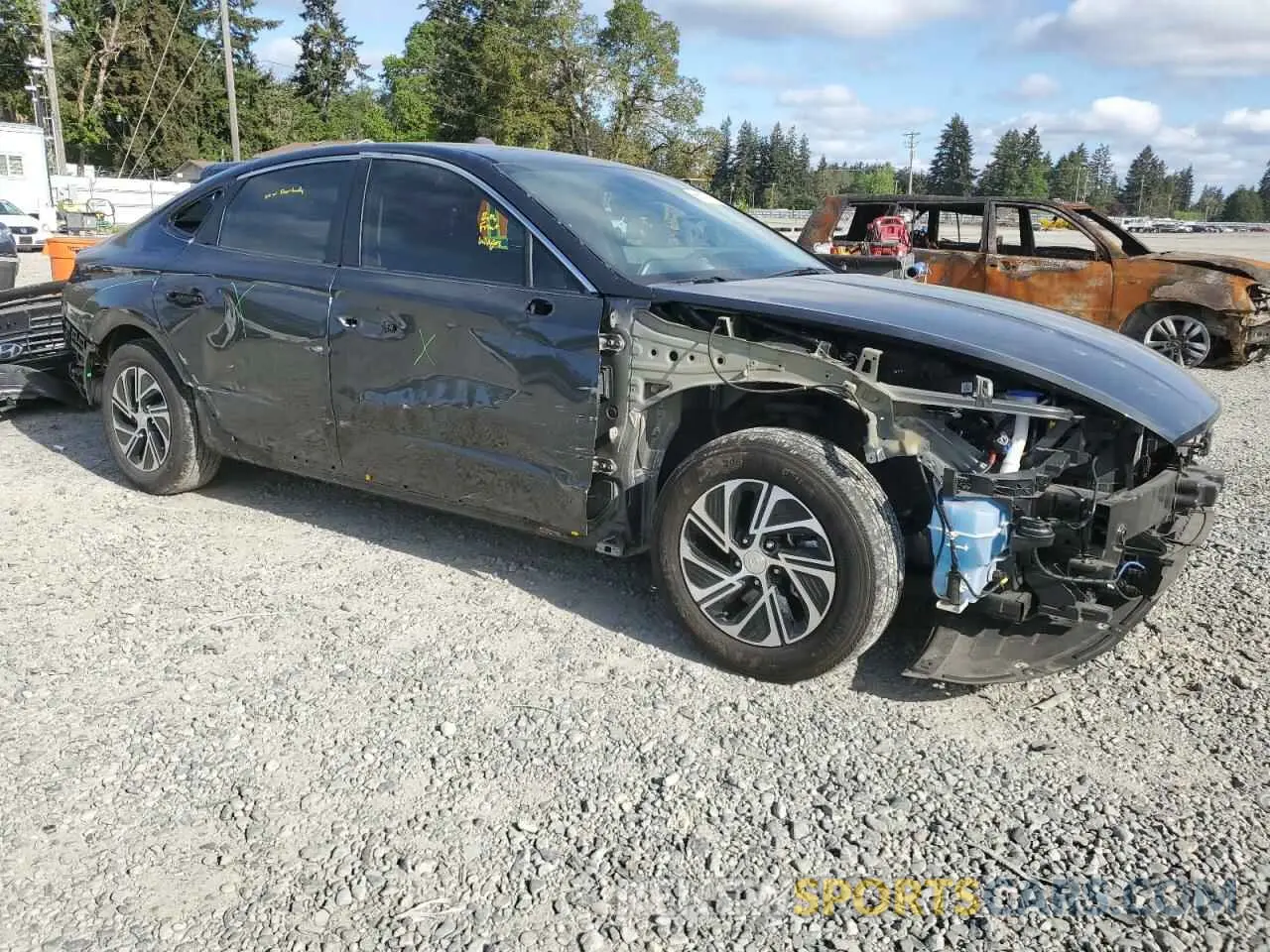 4 Фотография поврежденного автомобиля KMHL24JJXPA071812 HYUNDAI SONATA 2023