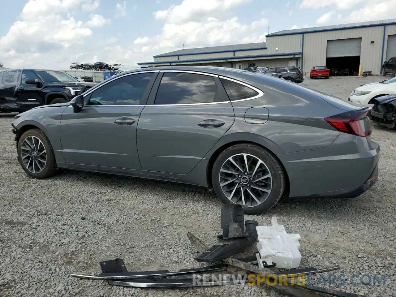 2 Photograph of a damaged car KMHL34J22PA284050 HYUNDAI SONATA 2023
