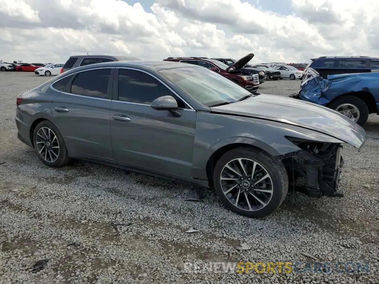4 Photograph of a damaged car KMHL34J22PA284050 HYUNDAI SONATA 2023