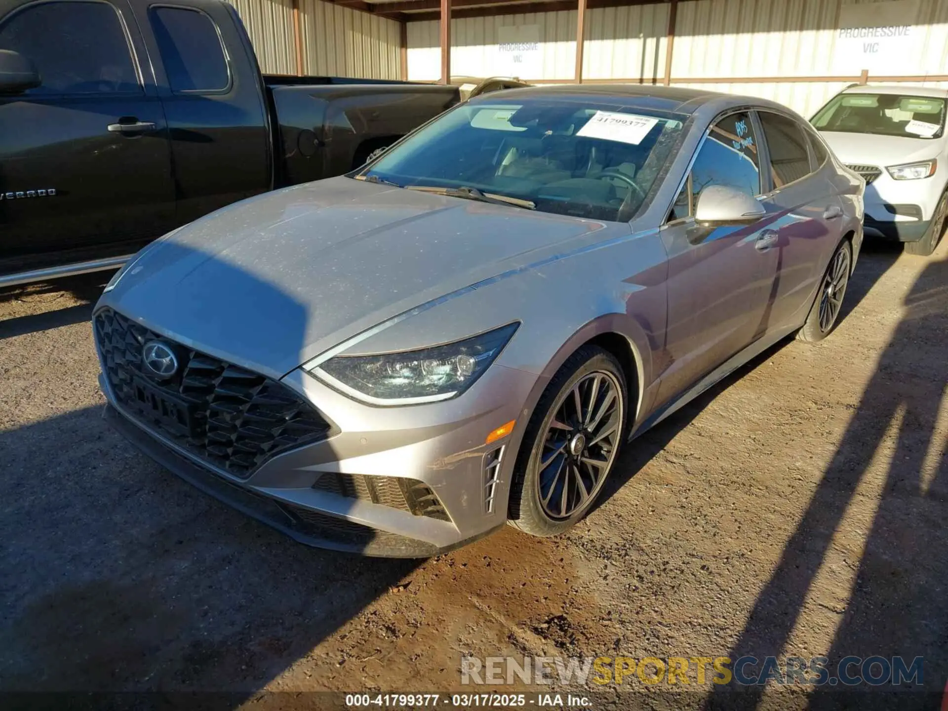 2 Photograph of a damaged car KMHL34J22PA337684 HYUNDAI SONATA 2023