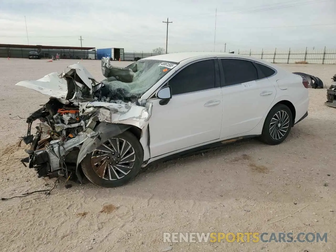 1 Photograph of a damaged car KMHL34JJ5PA063419 HYUNDAI SONATA 2023