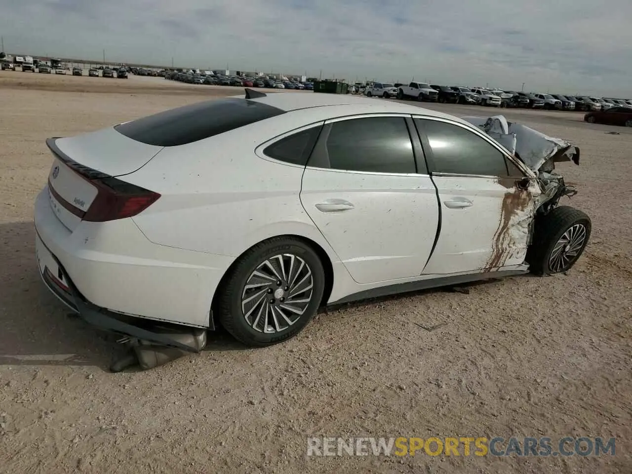 3 Photograph of a damaged car KMHL34JJ5PA063419 HYUNDAI SONATA 2023