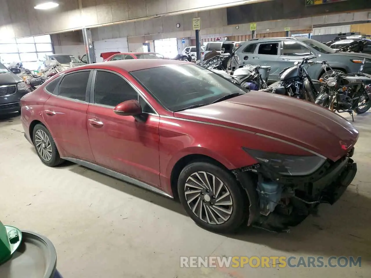 4 Фотография поврежденного автомобиля KMHL34JJ6PA070542 HYUNDAI SONATA 2023