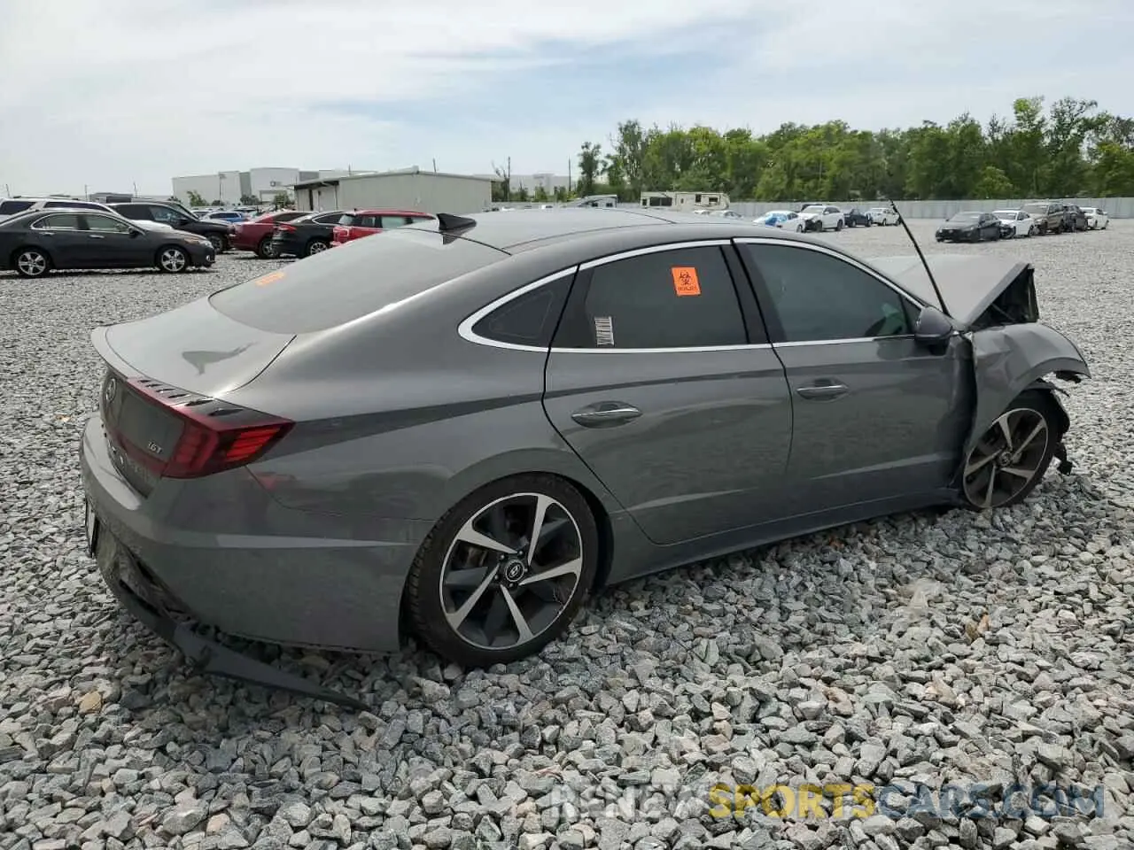 3 Photograph of a damaged car KMHL44J20PA276848 HYUNDAI SONATA 2023