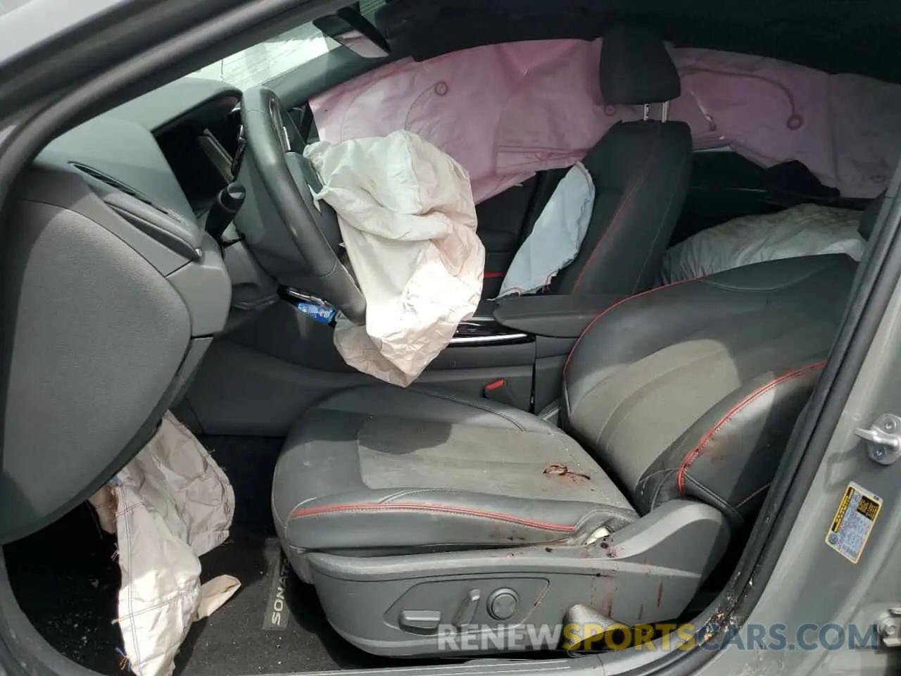 7 Photograph of a damaged car KMHL44J20PA276848 HYUNDAI SONATA 2023