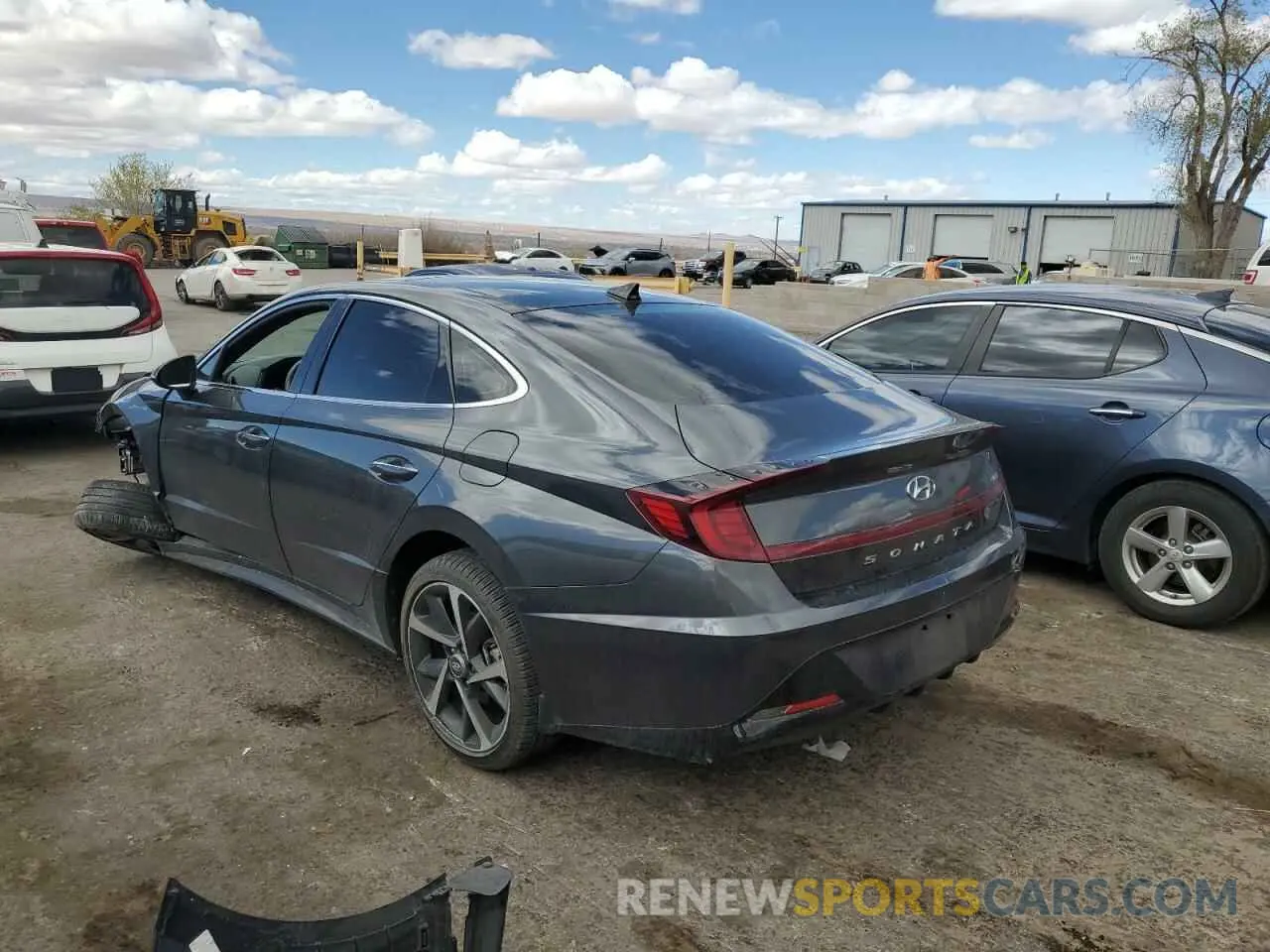 2 Фотография поврежденного автомобиля KMHL44J22PA247366 HYUNDAI SONATA 2023