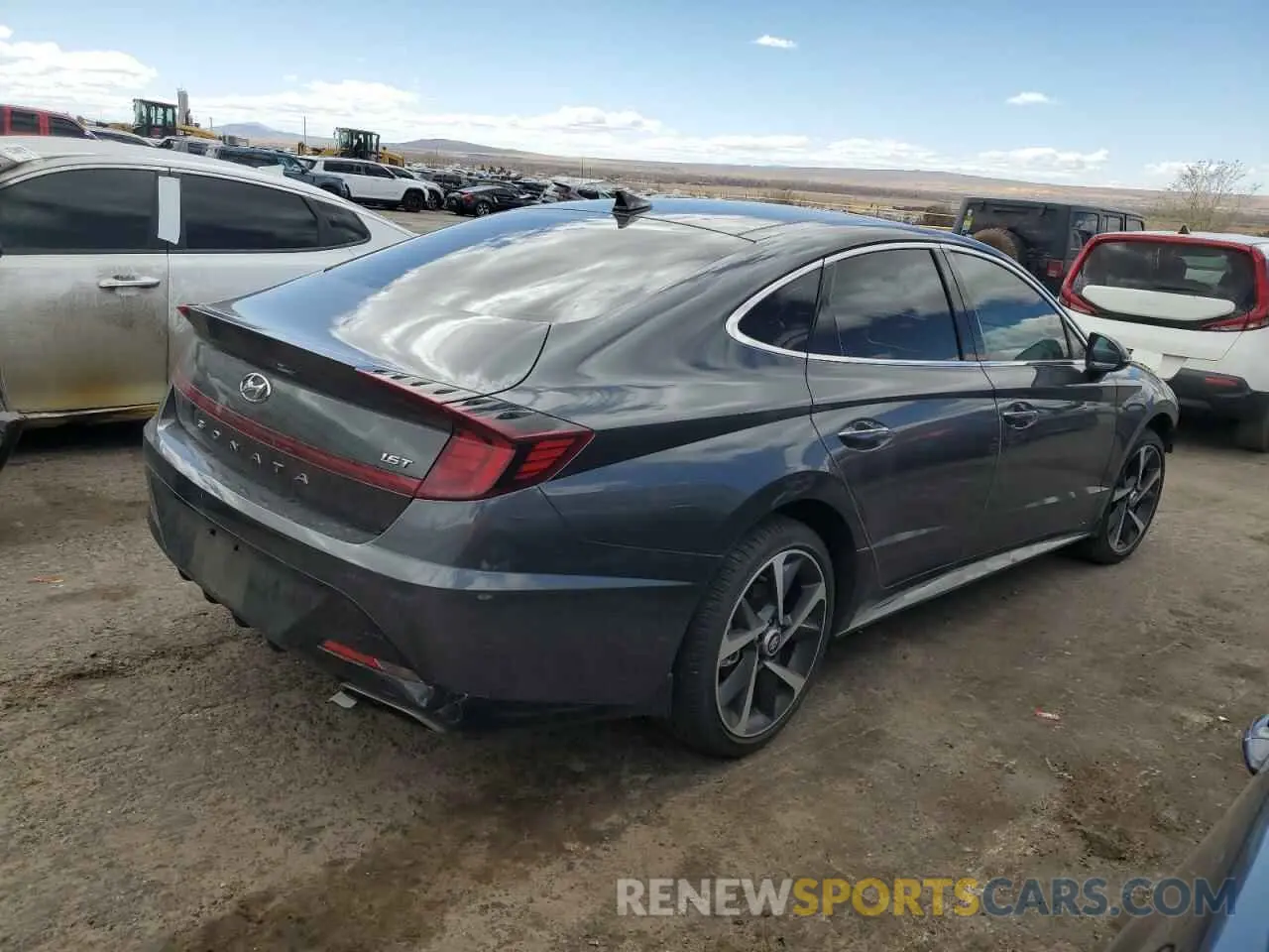 3 Фотография поврежденного автомобиля KMHL44J22PA247366 HYUNDAI SONATA 2023