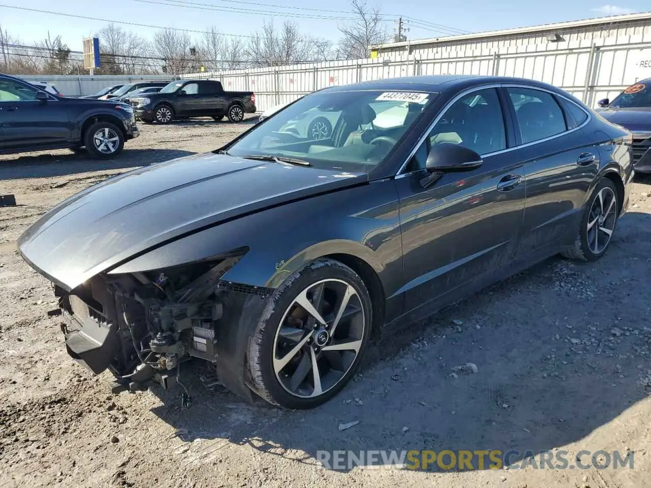 1 Photograph of a damaged car KMHL44J23PA249918 HYUNDAI SONATA 2023