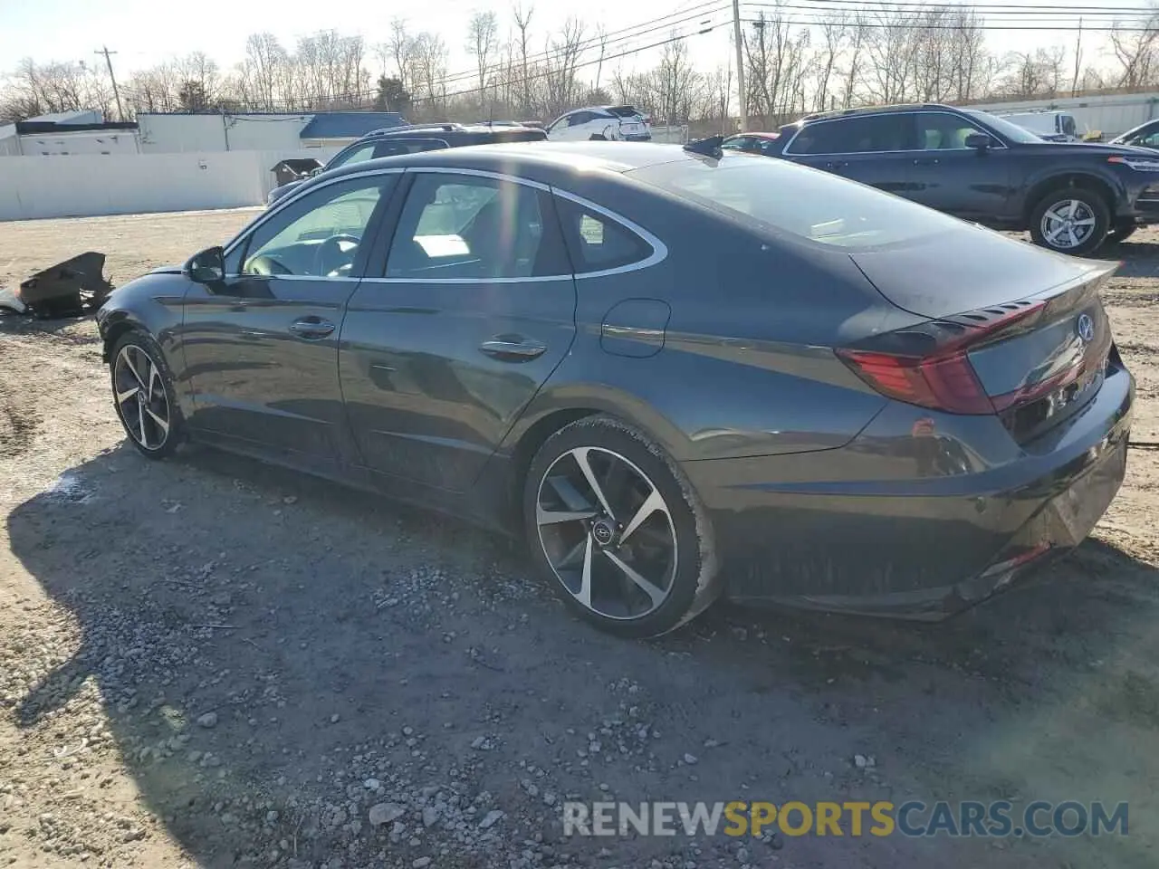 2 Photograph of a damaged car KMHL44J23PA249918 HYUNDAI SONATA 2023