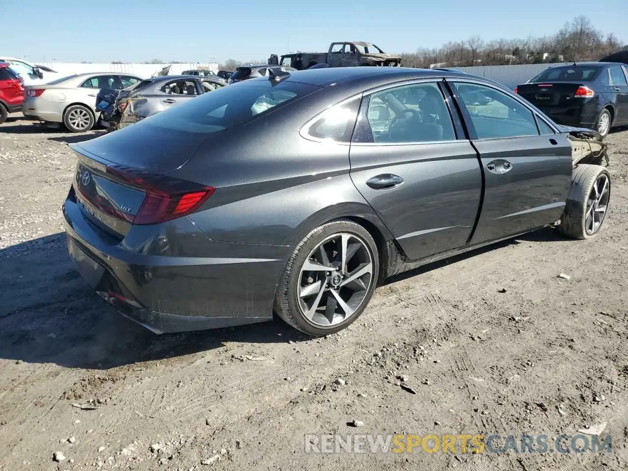 3 Photograph of a damaged car KMHL44J23PA249918 HYUNDAI SONATA 2023