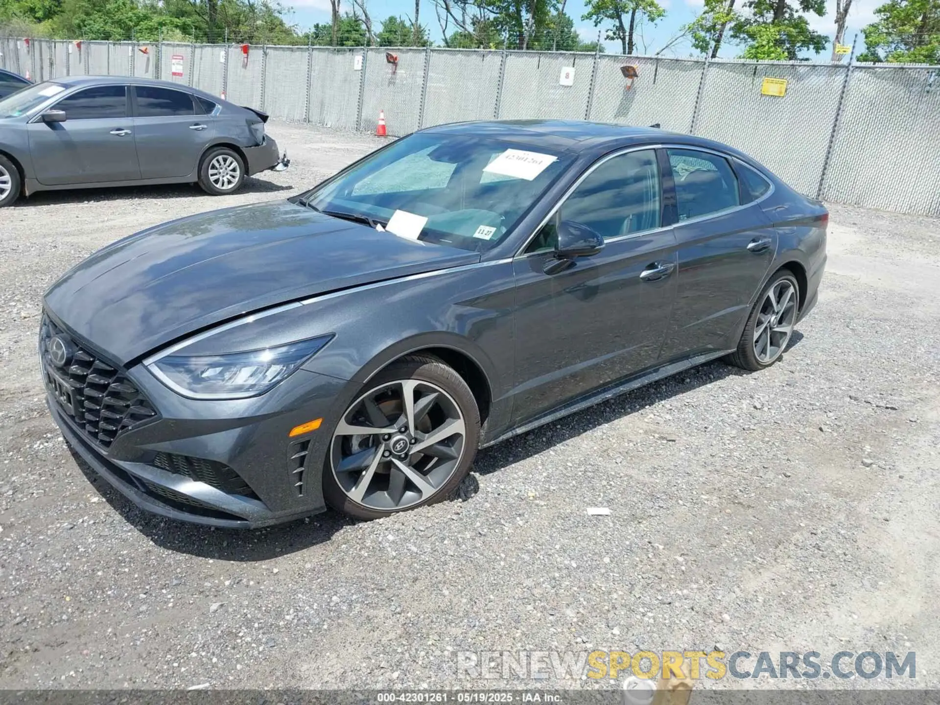 2 Photograph of a damaged car KMHL44J23PA252401 HYUNDAI SONATA 2023