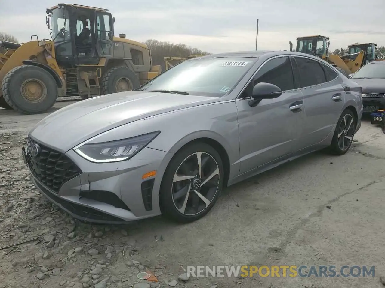 1 Photograph of a damaged car KMHL44J23PA259302 HYUNDAI SONATA 2023