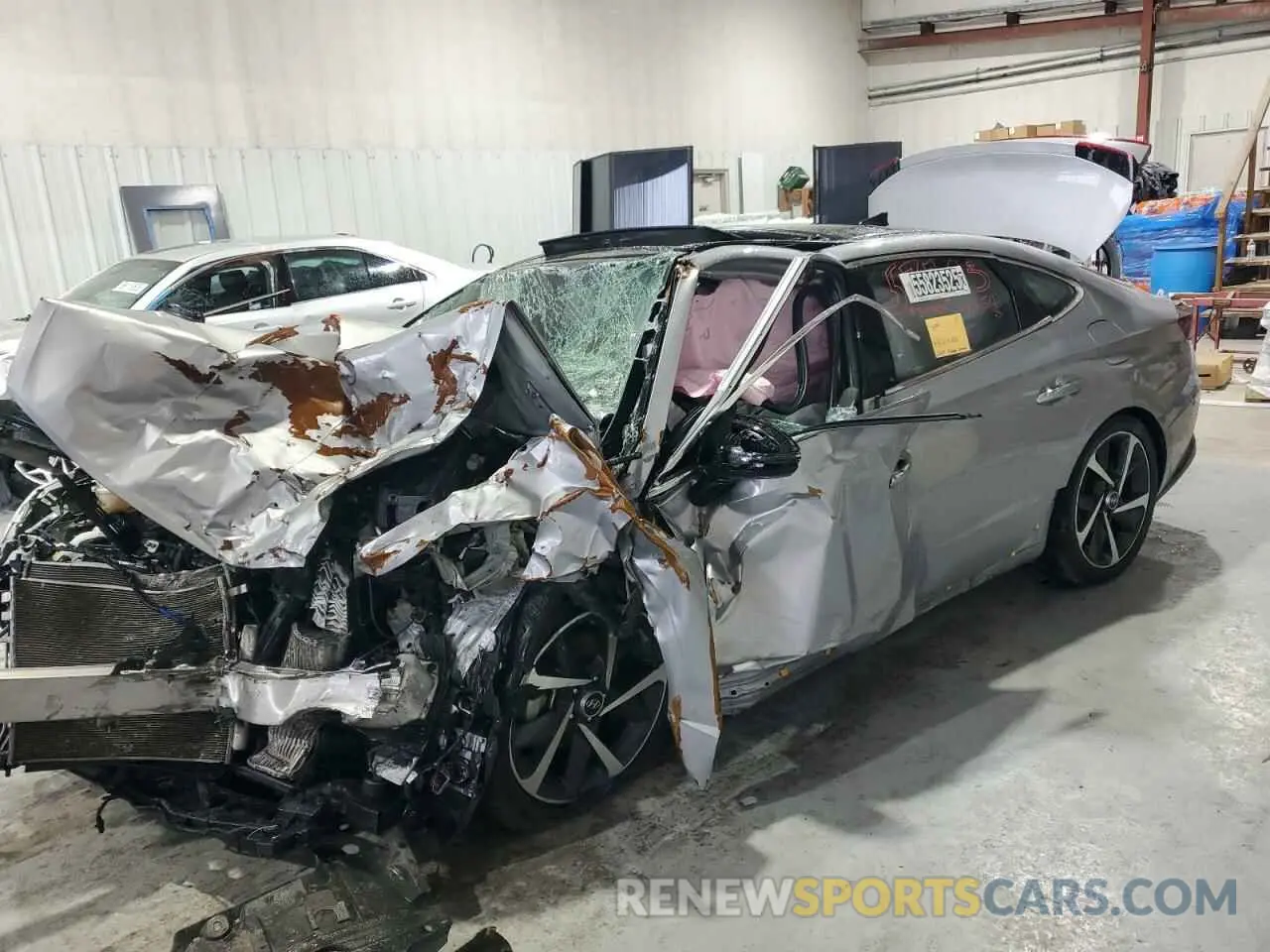 1 Photograph of a damaged car KMHL44J23PA275256 HYUNDAI SONATA 2023