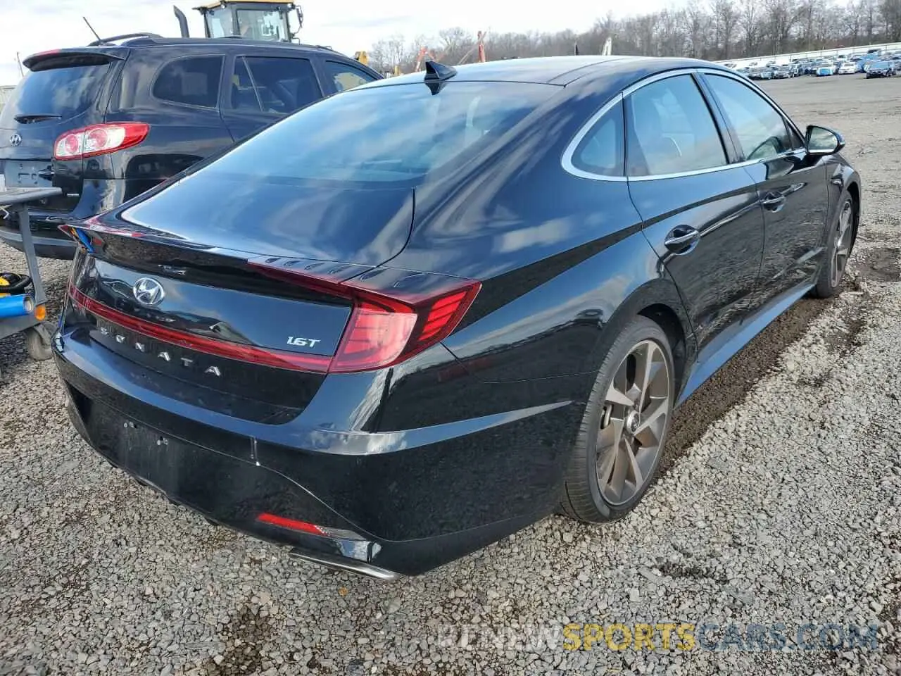 3 Photograph of a damaged car KMHL44J24PA336047 HYUNDAI SONATA 2023
