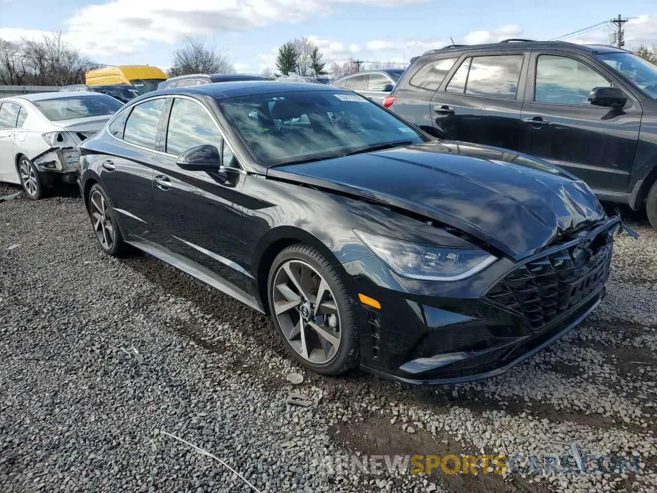 4 Photograph of a damaged car KMHL44J24PA336047 HYUNDAI SONATA 2023