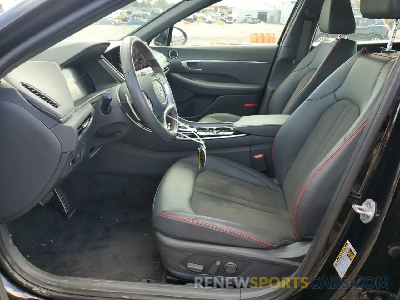 7 Photograph of a damaged car KMHL44J24PA336047 HYUNDAI SONATA 2023