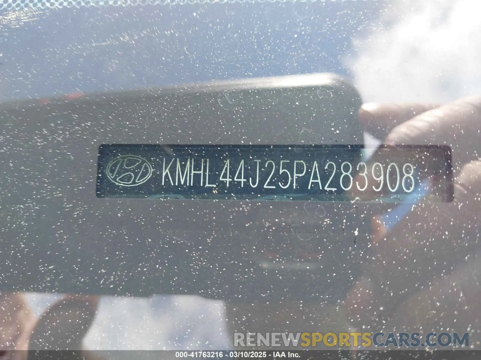9 Photograph of a damaged car KMHL44J25PA283908 HYUNDAI SONATA 2023