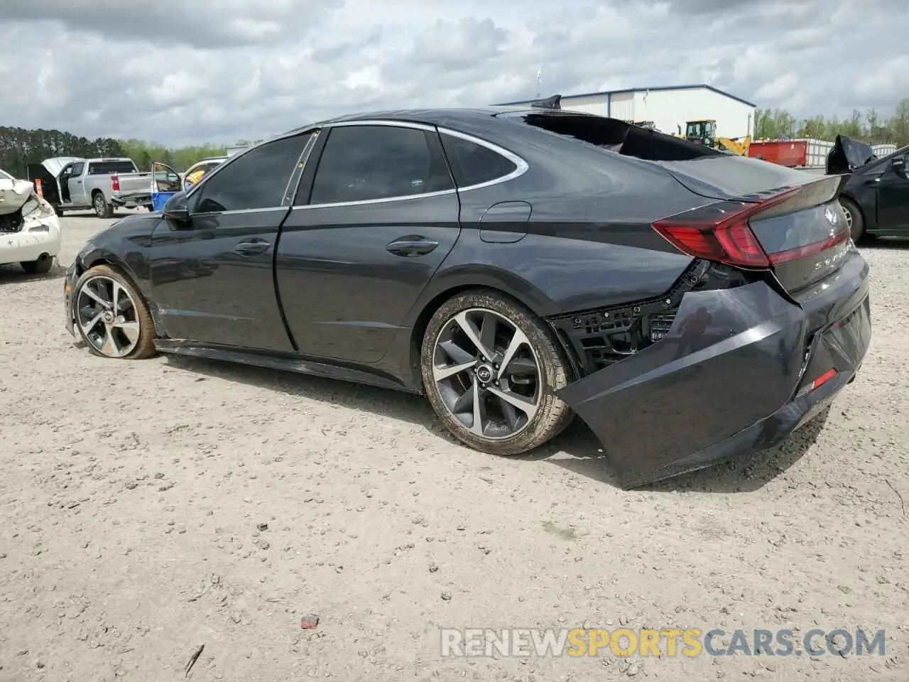 2 Photograph of a damaged car KMHL44J27PA264535 HYUNDAI SONATA 2023