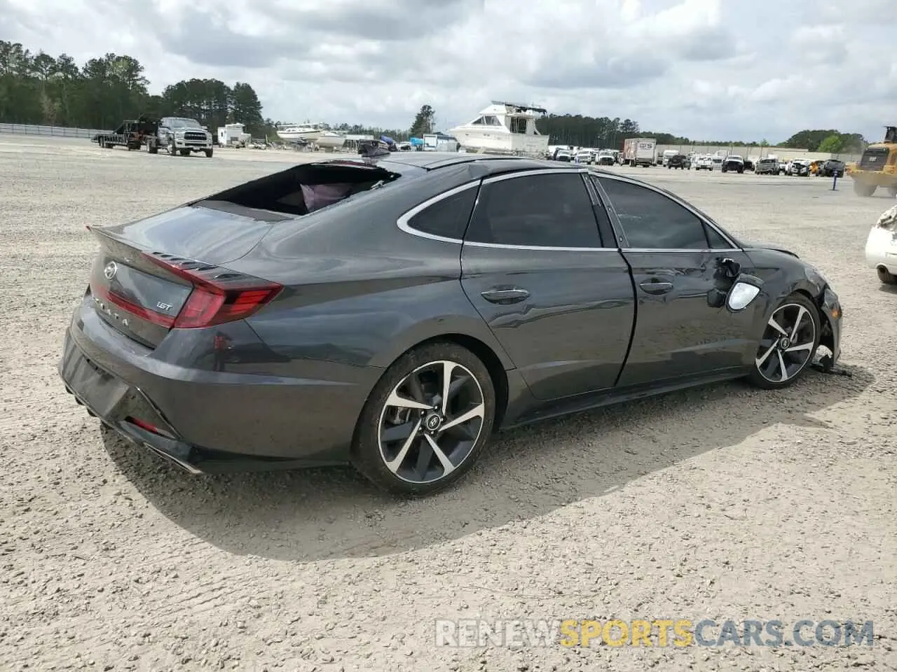 3 Photograph of a damaged car KMHL44J27PA264535 HYUNDAI SONATA 2023