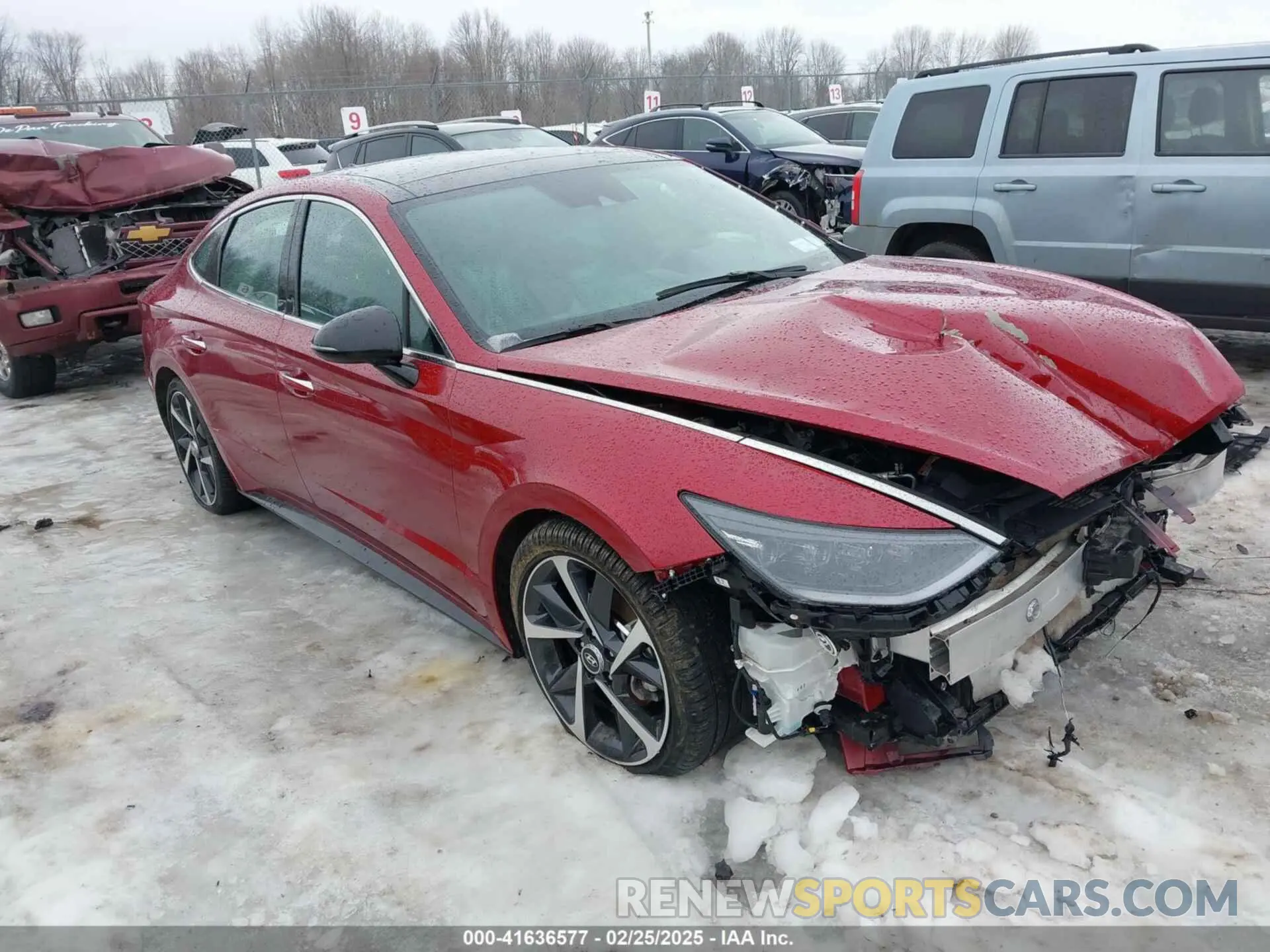 1 Фотография поврежденного автомобиля KMHL44J2XPA335792 HYUNDAI SONATA 2023