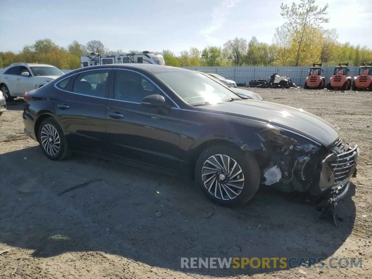 4 Фотография поврежденного автомобиля KMHL54JJ4PA083235 HYUNDAI SONATA 2023