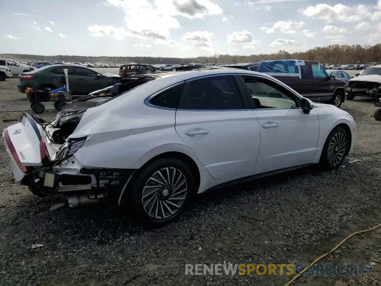 3 Photograph of a damaged car KMHL54JJ9PA054507 HYUNDAI SONATA 2023