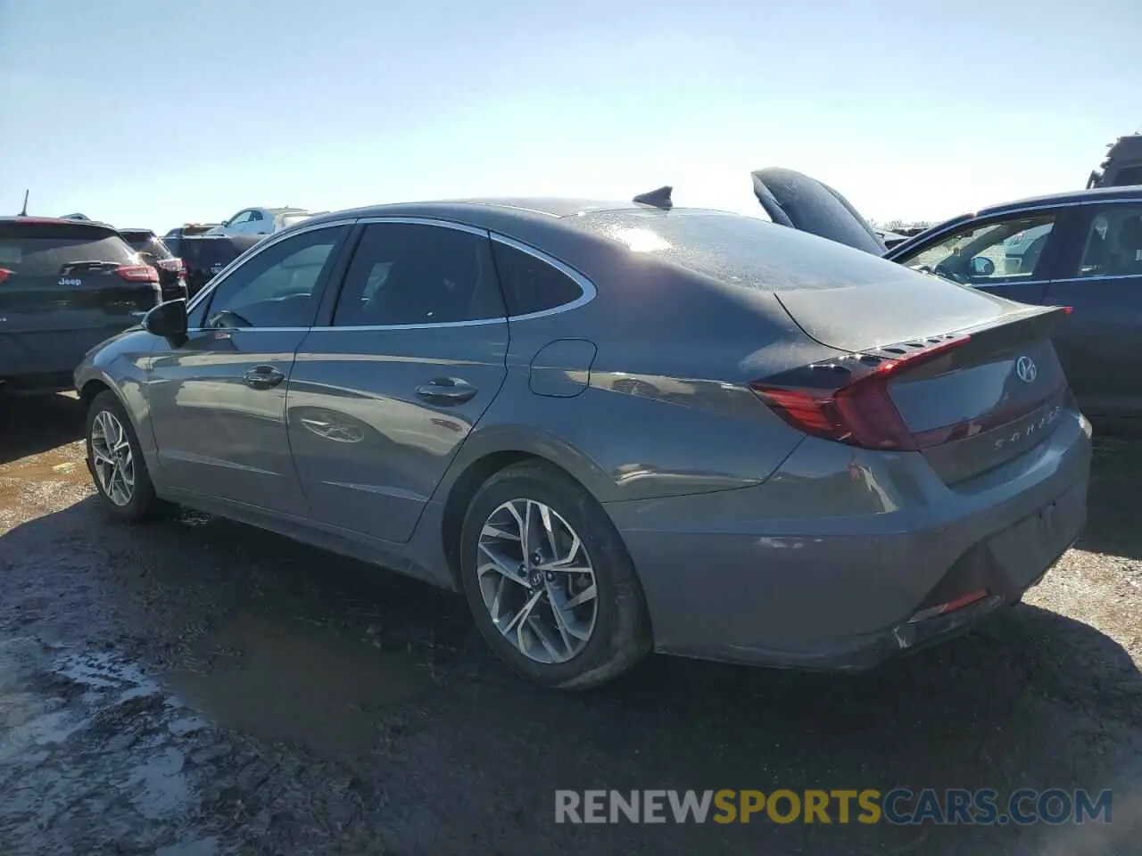 2 Photograph of a damaged car KMHL64JA0PA290220 HYUNDAI SONATA 2023