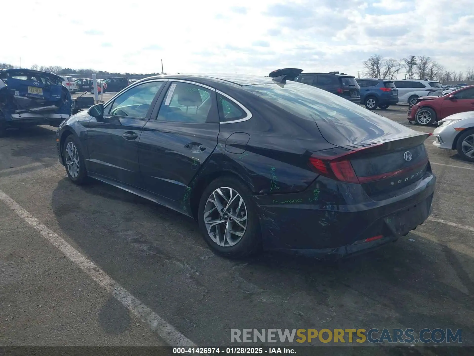 6 Photograph of a damaged car KMHL64JA1PA275970 HYUNDAI SONATA 2023