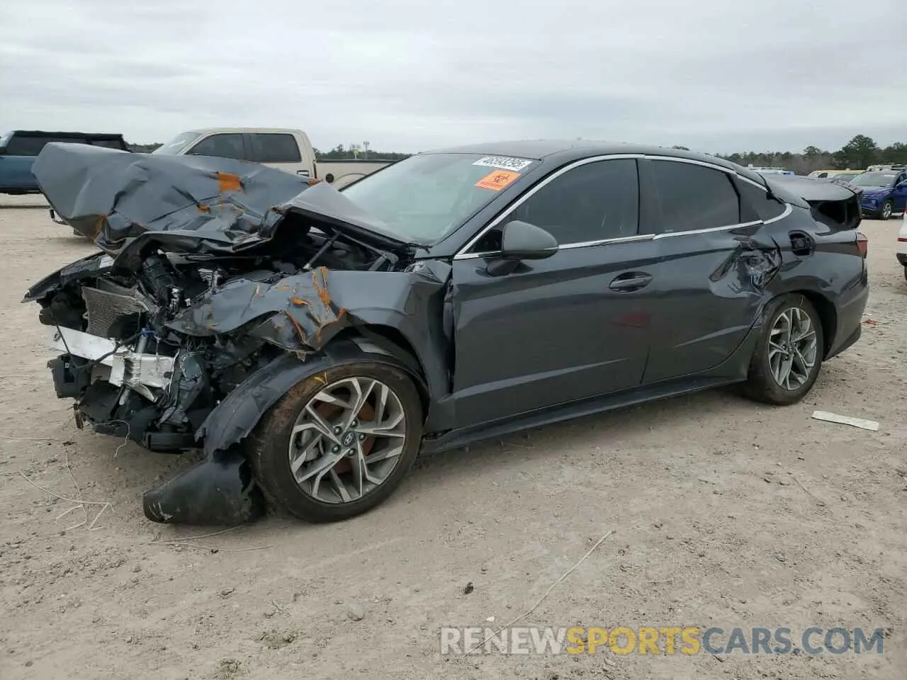1 Photograph of a damaged car KMHL64JA1PA279873 HYUNDAI SONATA 2023