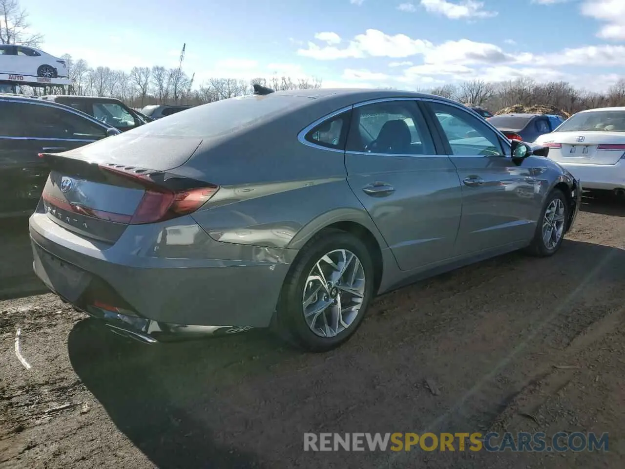 3 Photograph of a damaged car KMHL64JA1PA281476 HYUNDAI SONATA 2023