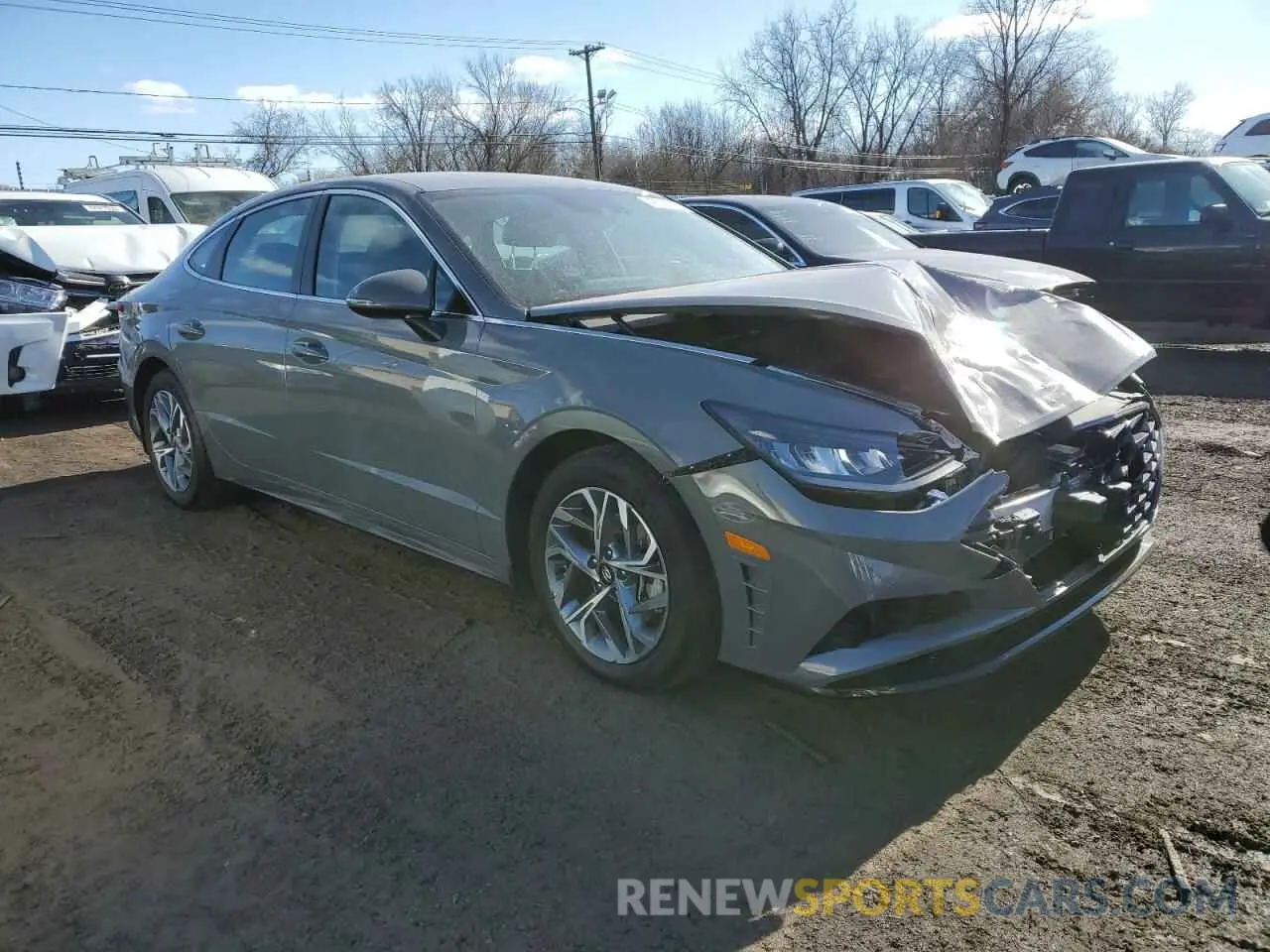 4 Photograph of a damaged car KMHL64JA1PA281476 HYUNDAI SONATA 2023
