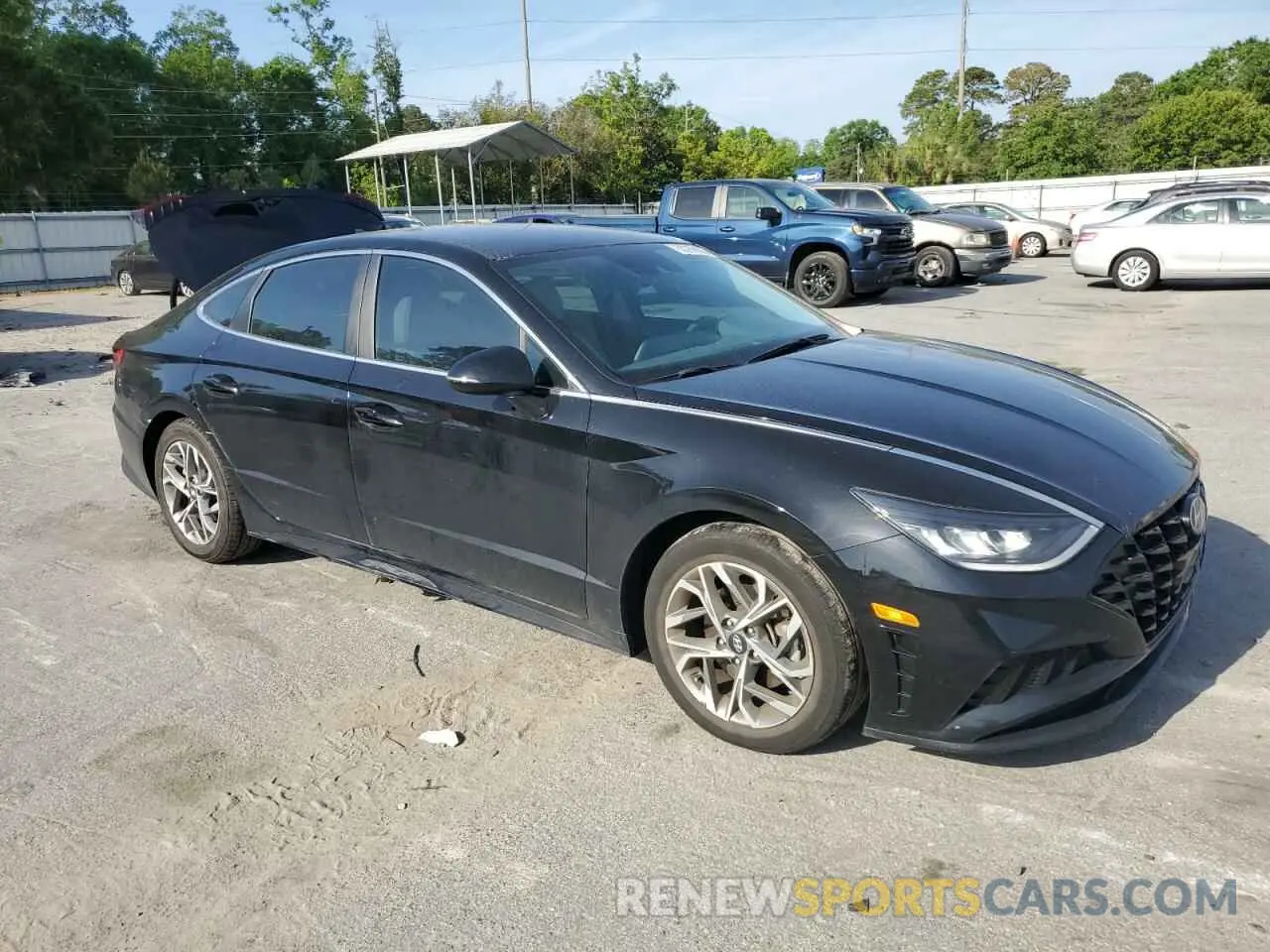 4 Фотография поврежденного автомобиля KMHL64JA2PA272477 HYUNDAI SONATA 2023