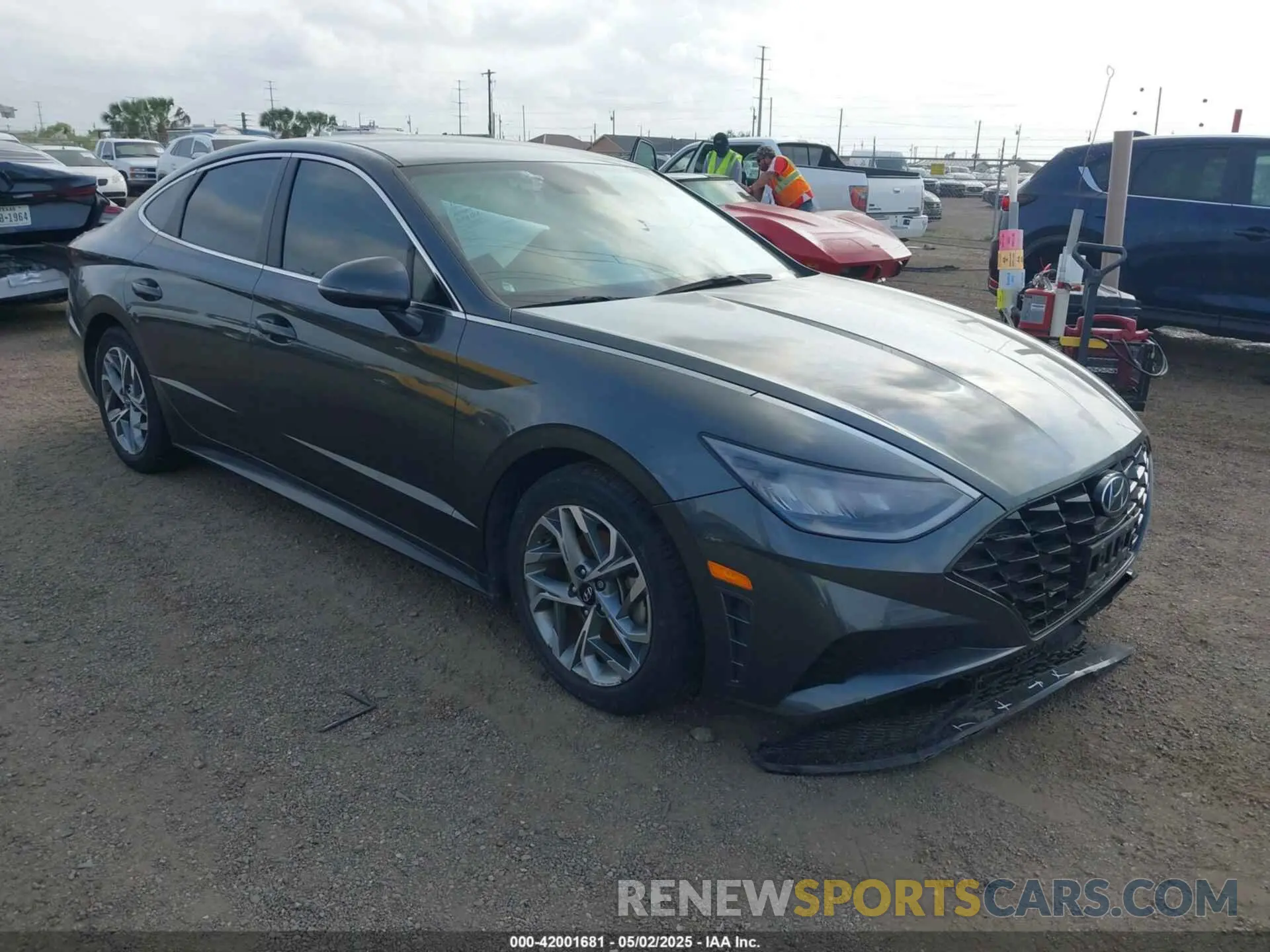 1 Photograph of a damaged car KMHL64JA3PA277879 HYUNDAI SONATA 2023