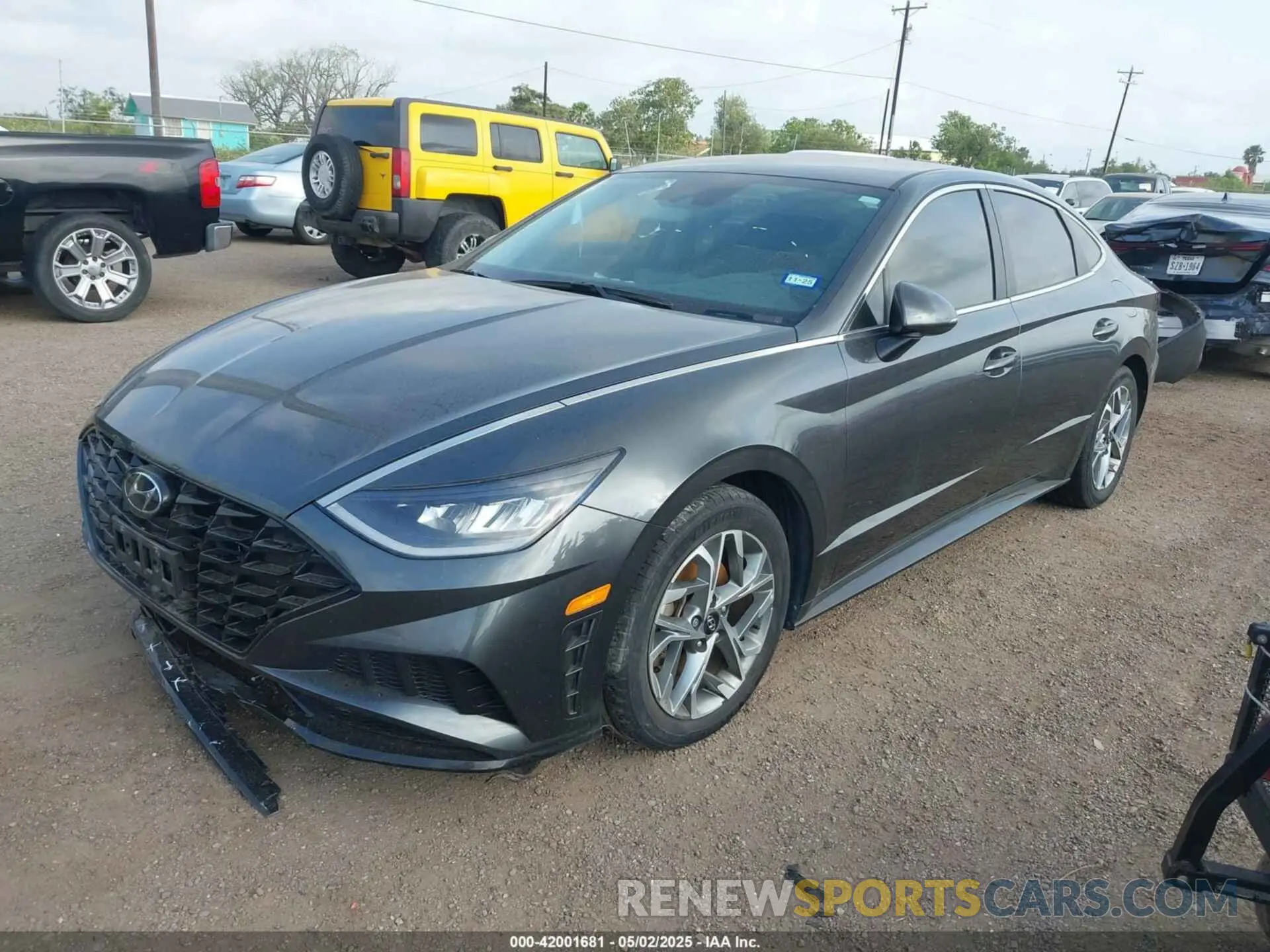 2 Photograph of a damaged car KMHL64JA3PA277879 HYUNDAI SONATA 2023