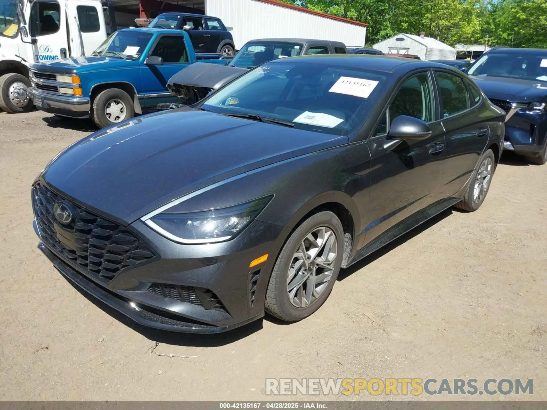 2 Photograph of a damaged car KMHL64JA3PA282418 HYUNDAI SONATA 2023