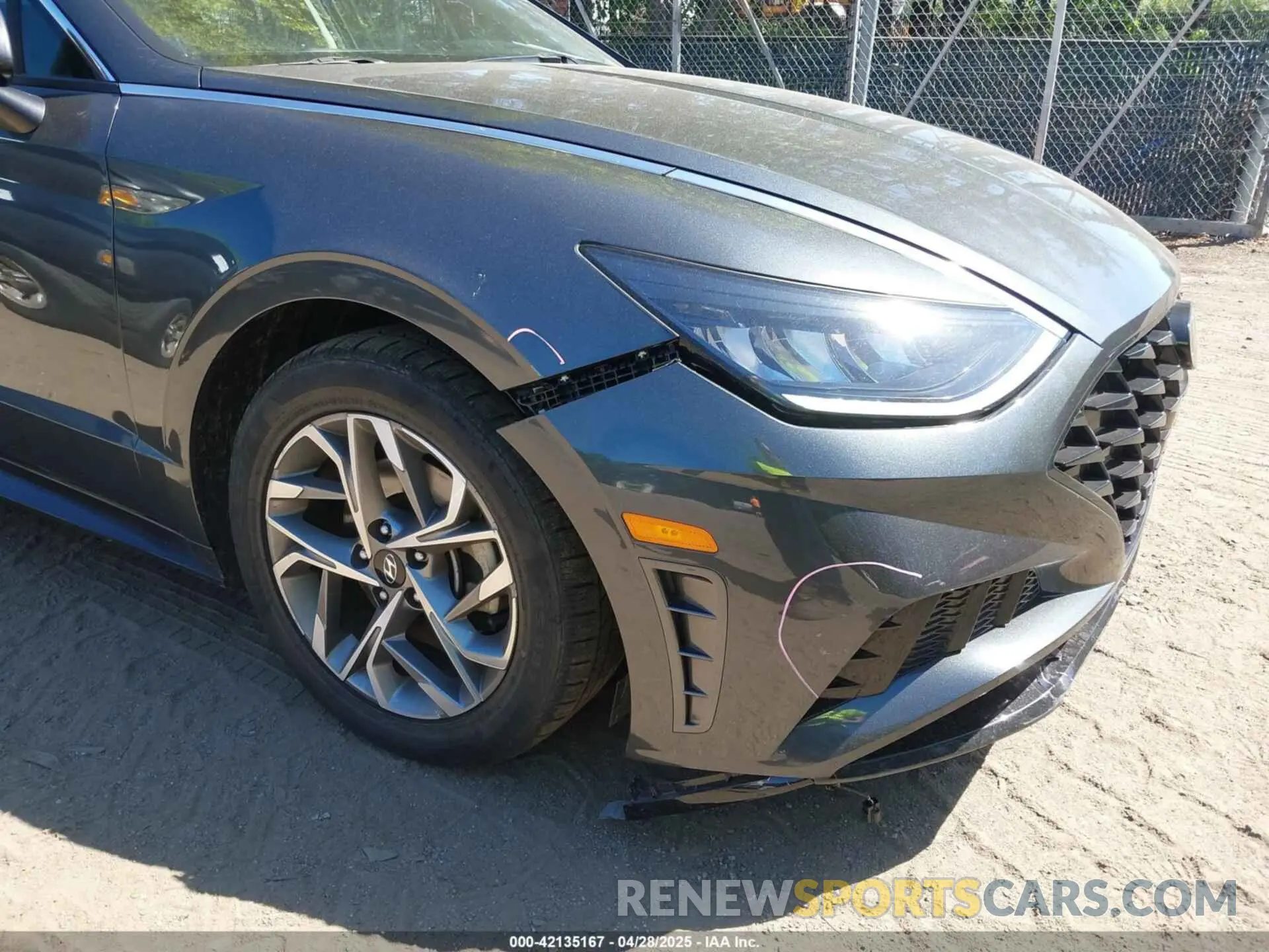 6 Photograph of a damaged car KMHL64JA3PA282418 HYUNDAI SONATA 2023