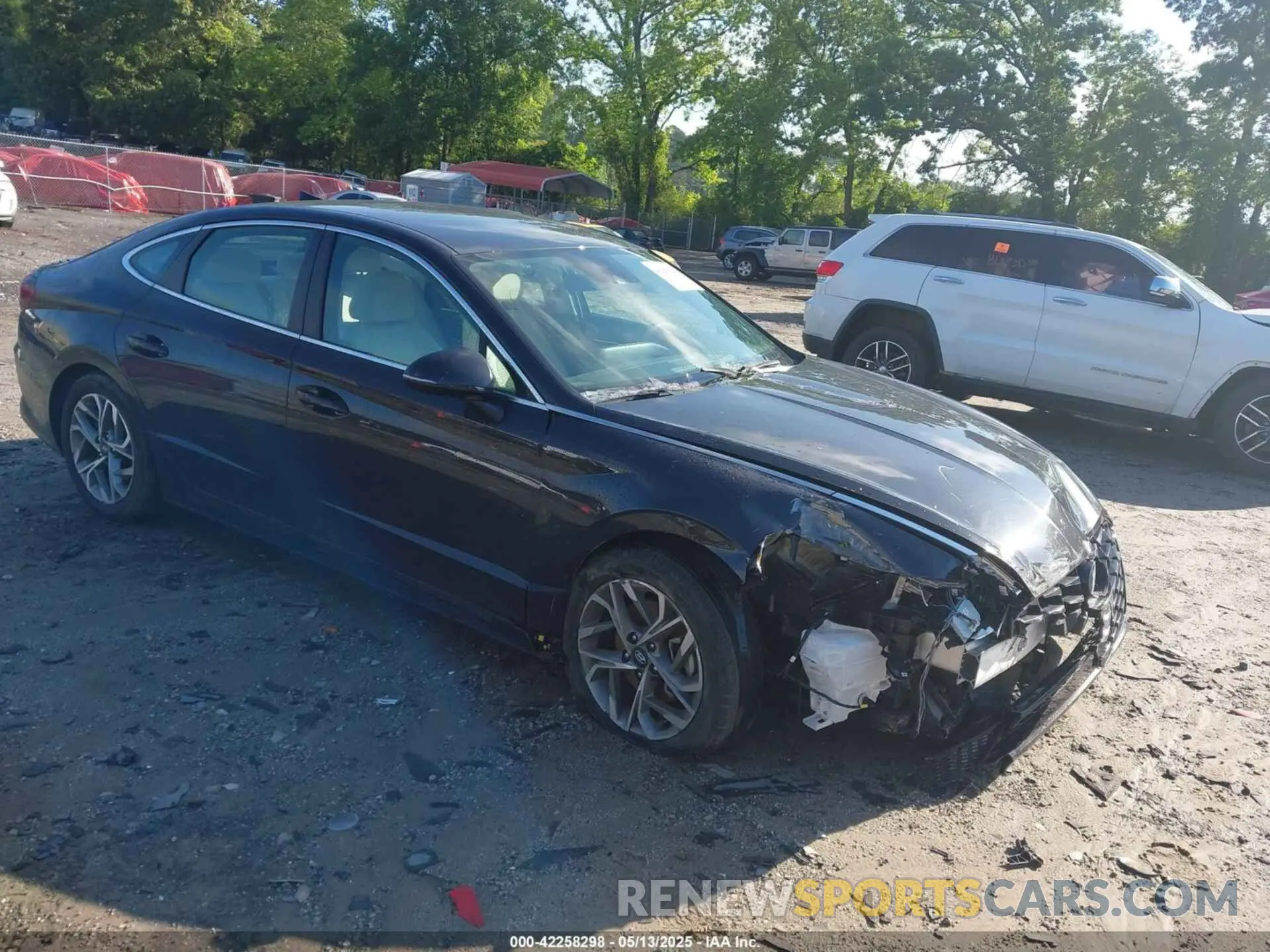 1 Photograph of a damaged car KMHL64JA3PA287926 HYUNDAI SONATA 2023