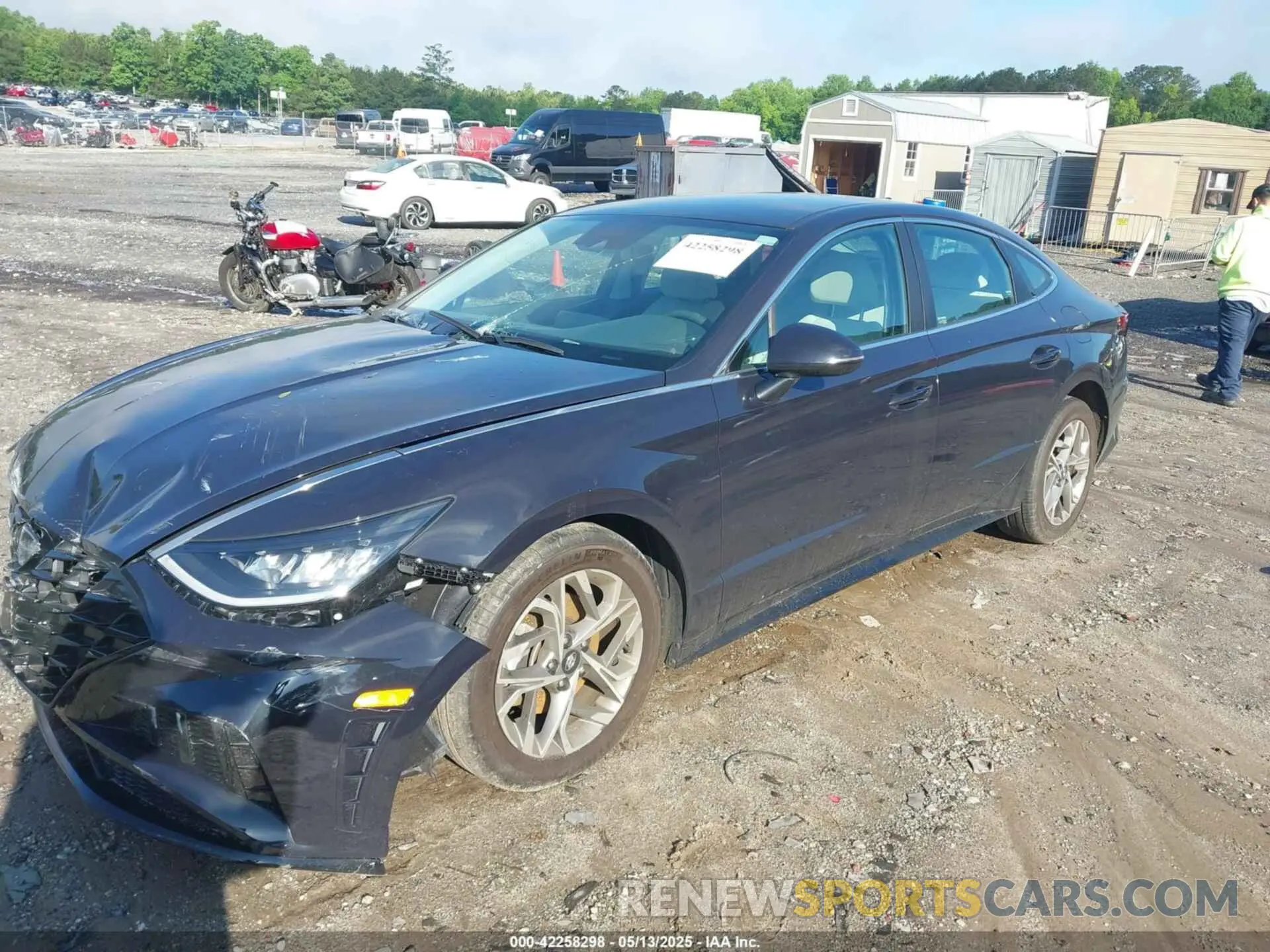 2 Photograph of a damaged car KMHL64JA3PA287926 HYUNDAI SONATA 2023