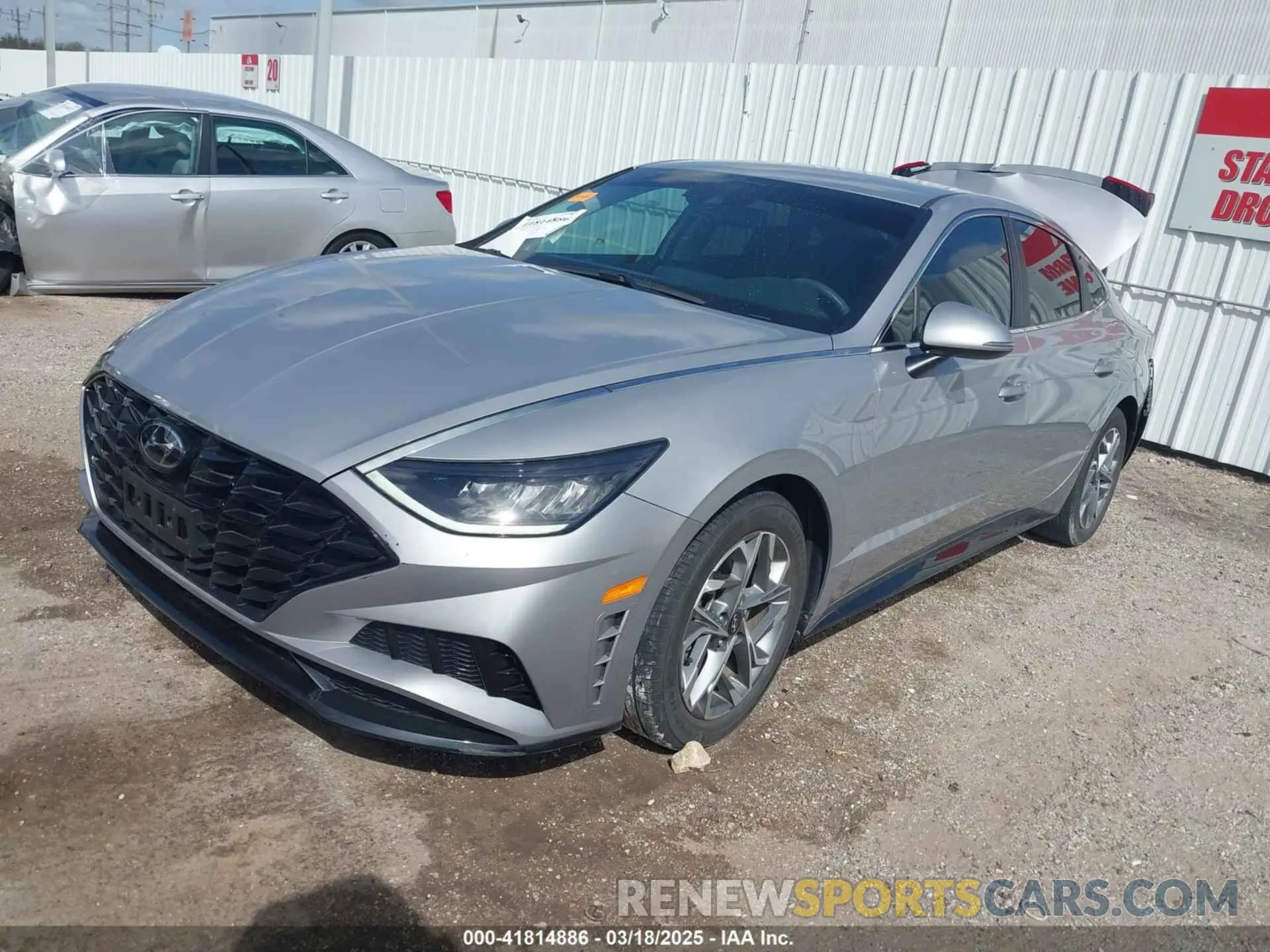 2 Photograph of a damaged car KMHL64JA4PA272481 HYUNDAI SONATA 2023