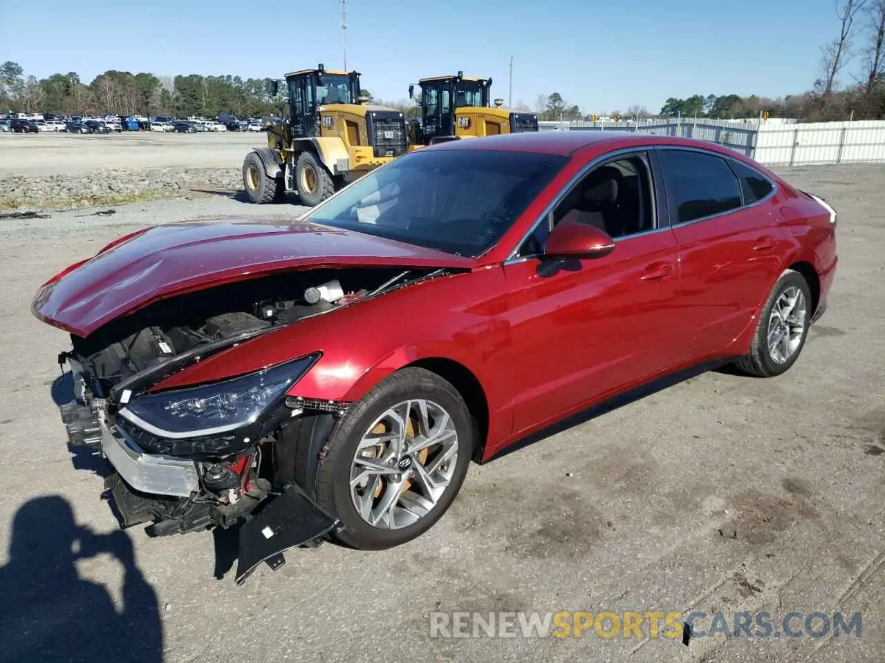 1 Photograph of a damaged car KMHL64JA4PA325499 HYUNDAI SONATA 2023